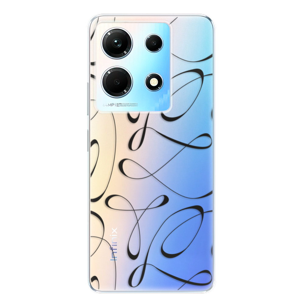 Odolné silikónové puzdro iSaprio - Fancy - black - Infinix Note 30