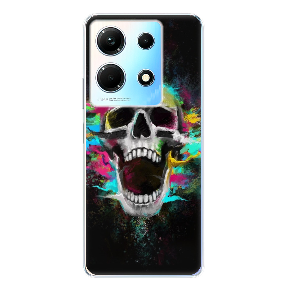 Odolné silikónové puzdro iSaprio - Skull in Colors - Infinix Note 30