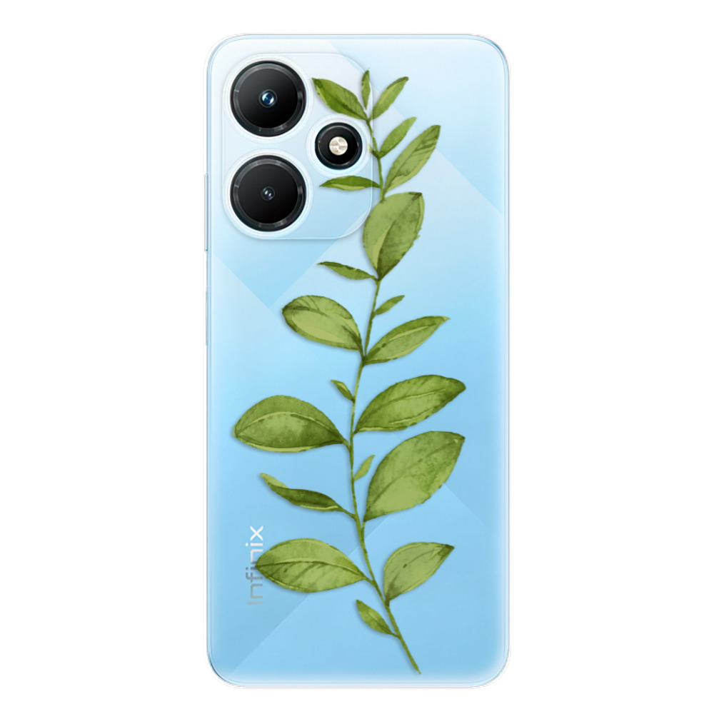Odolné silikónové puzdro iSaprio - Green Plant 01 - Infinix Hot 30i