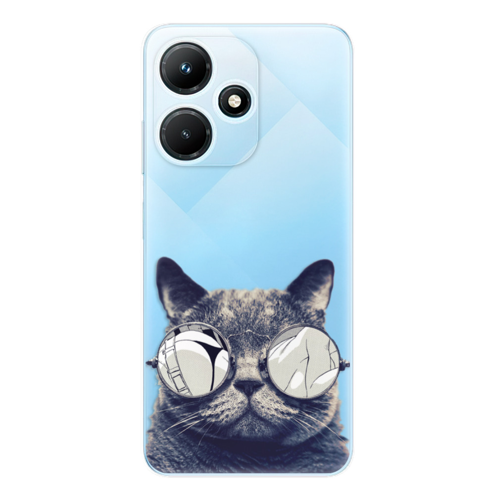 Odolné silikónové puzdro iSaprio - Crazy Cat 01 - Infinix Hot 30i