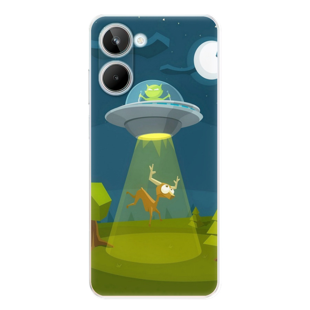 Odolné silikónové puzdro iSaprio - Alien 01 - Realme 10