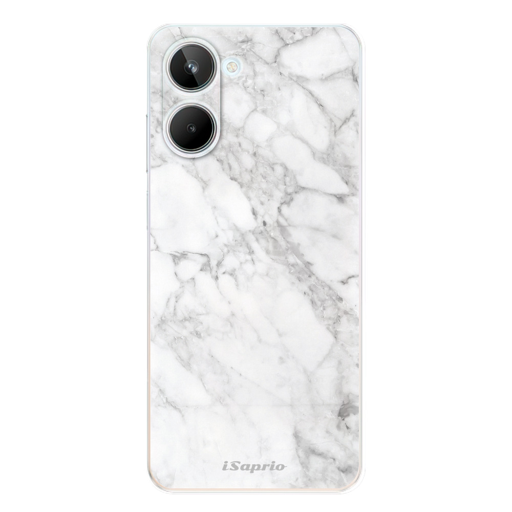 Odolné silikónové puzdro iSaprio - SilverMarble 14 - Realme 10