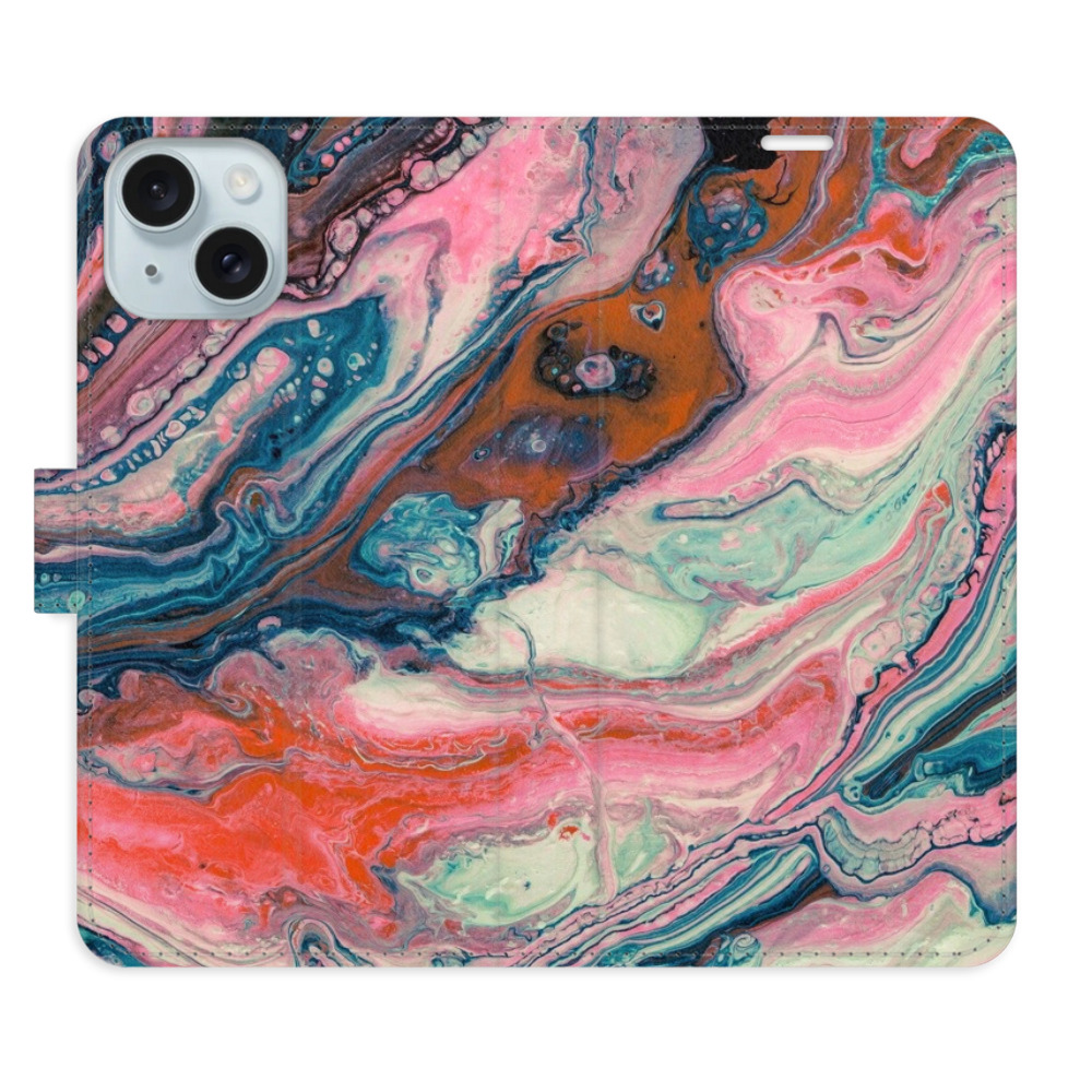 Flipové puzdro iSaprio - Retro Paint - iPhone 15