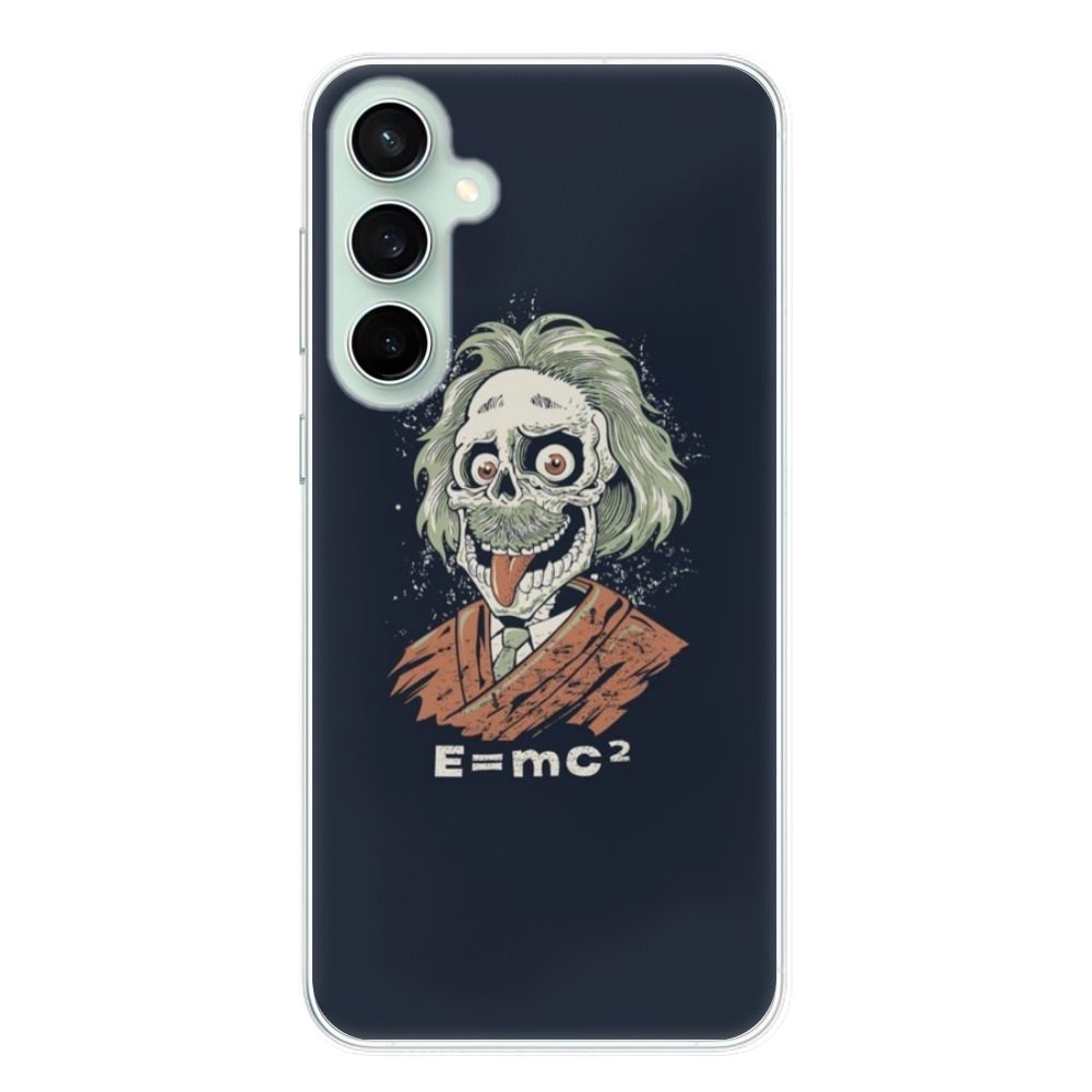 Odolné silikónové puzdro iSaprio - Einstein 01 - Samsung Galaxy S23 FE