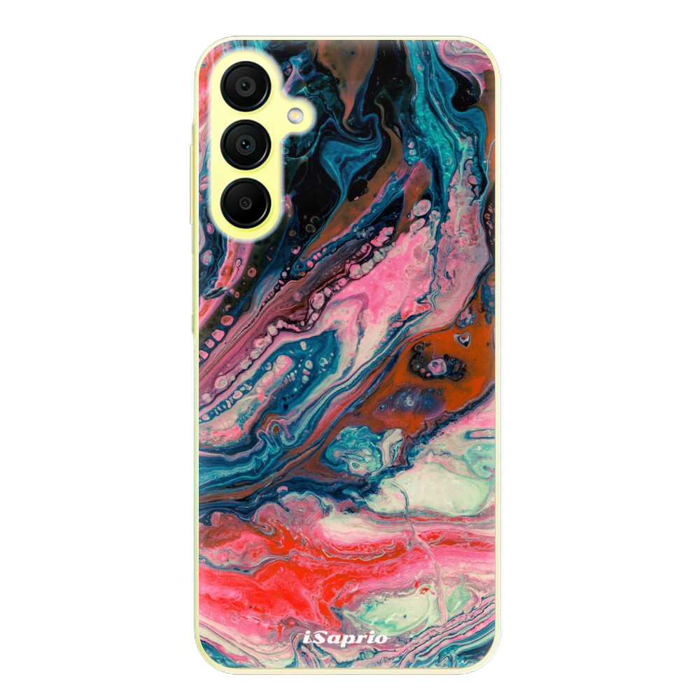 Odolné silikónové puzdro iSaprio - Abstract Paint 01 - Samsung Galaxy A15 / A15 5G