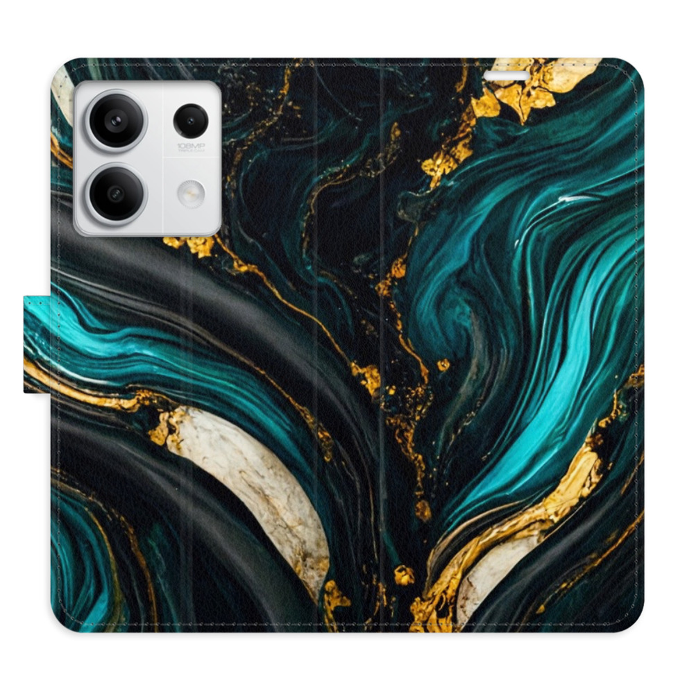 Flipové puzdro iSaprio - Dark Paint - Xiaomi Redmi Note 13 5G