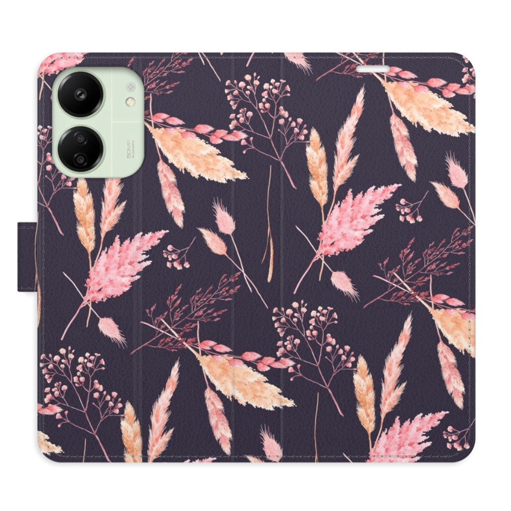Flipové puzdro iSaprio - Ornamental Flowers 02 - Xiaomi Redmi 13C