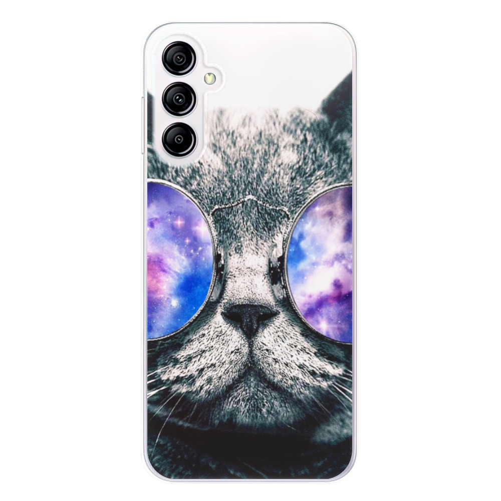 Odolné silikónové puzdro iSaprio - Galaxy Cat - Samsung Galaxy A14 / A14 5G