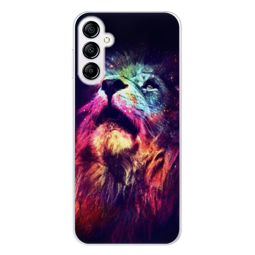 Odolné silikónové puzdro iSaprio - Lion in Colors - Samsung Galaxy A14 / A14 5G