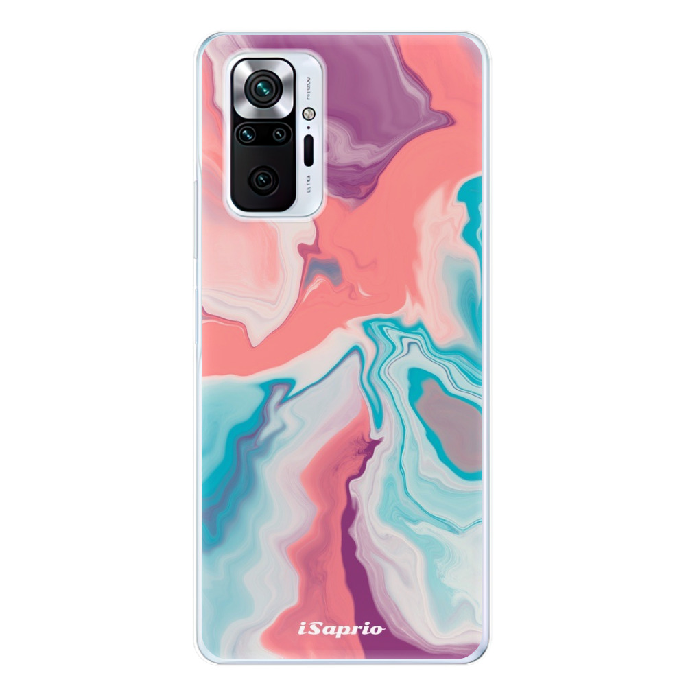 Odolné silikónové puzdro iSaprio - New Liquid - Xiaomi Redmi Note 10 Pro