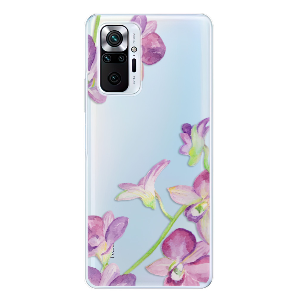 Odolné silikónové puzdro iSaprio - Purple Orchid - Xiaomi Redmi Note 10 Pro