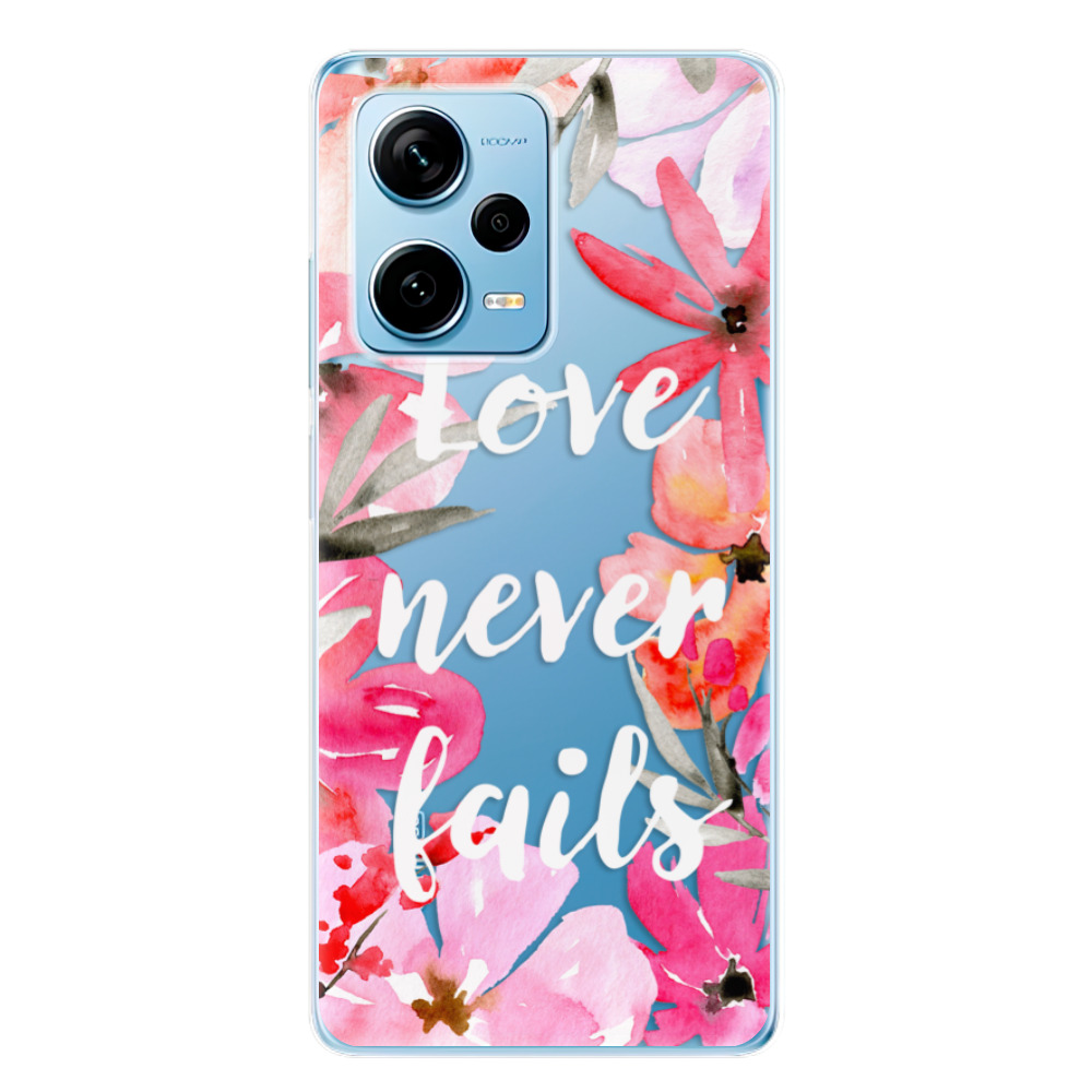 Odolné silikónové puzdro iSaprio - Love Never Fails - Xiaomi Redmi Note 12 Pro+ 5G