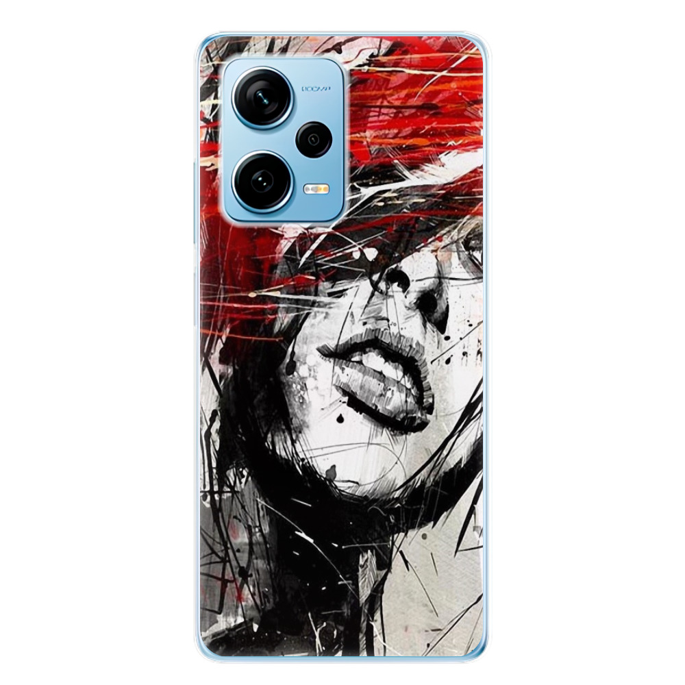 Odolné silikónové puzdro iSaprio - Sketch Face - Xiaomi Redmi Note 12 Pro+ 5G