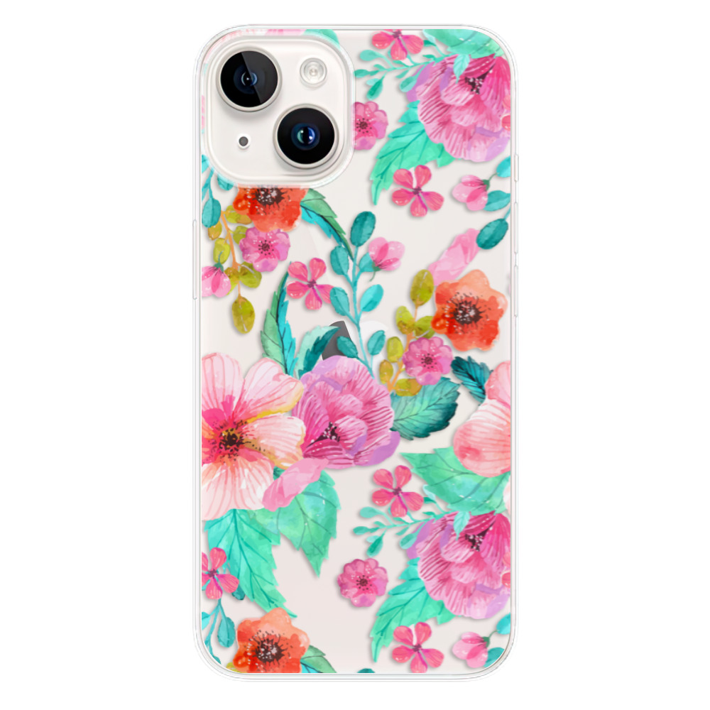 Odolné silikónové puzdro iSaprio - Flower Pattern 01 - iPhone 15