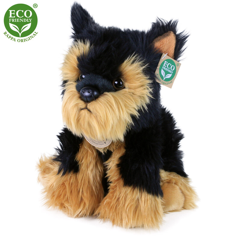 RAPPA - Plyšový jorkšírský teriér 30 cm ECO-FRIENDLY