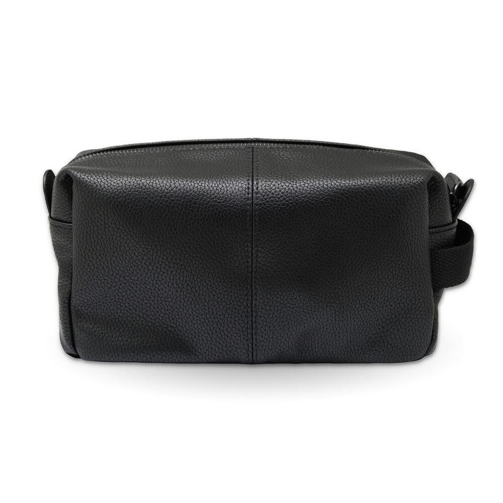 Pánska hnedá kozmetická taška z ekokože 16690