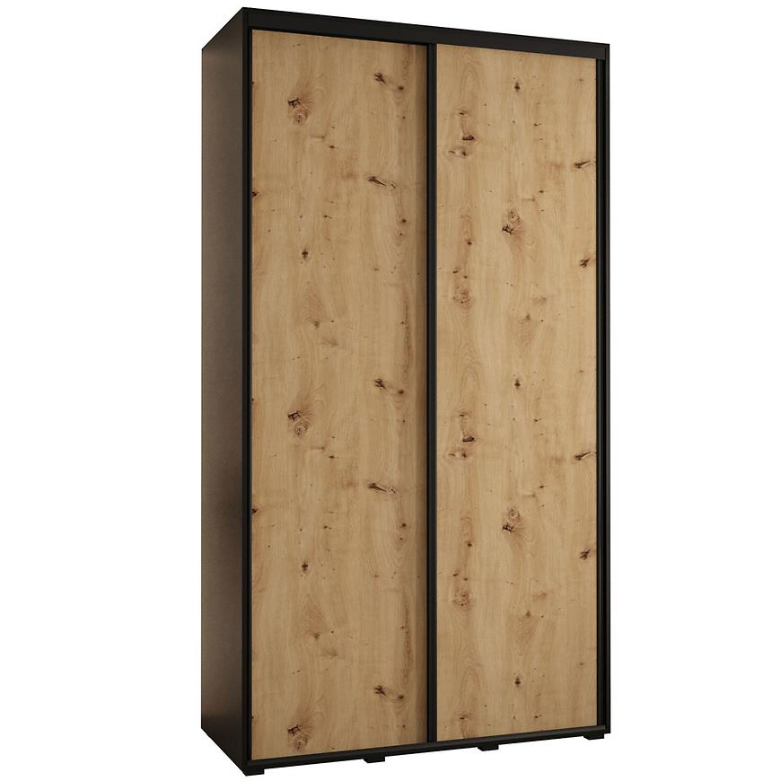 Skriňa 45 Canaris 1 140 artisan/čierna/čierna