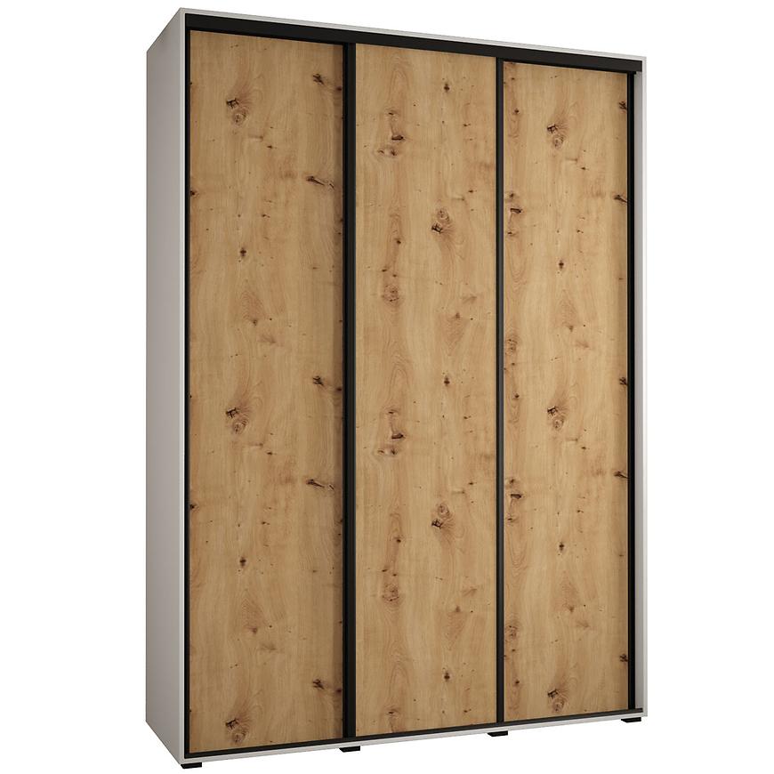 Skriňa 45 Canaris 1 190 artisan/biela/čierna
