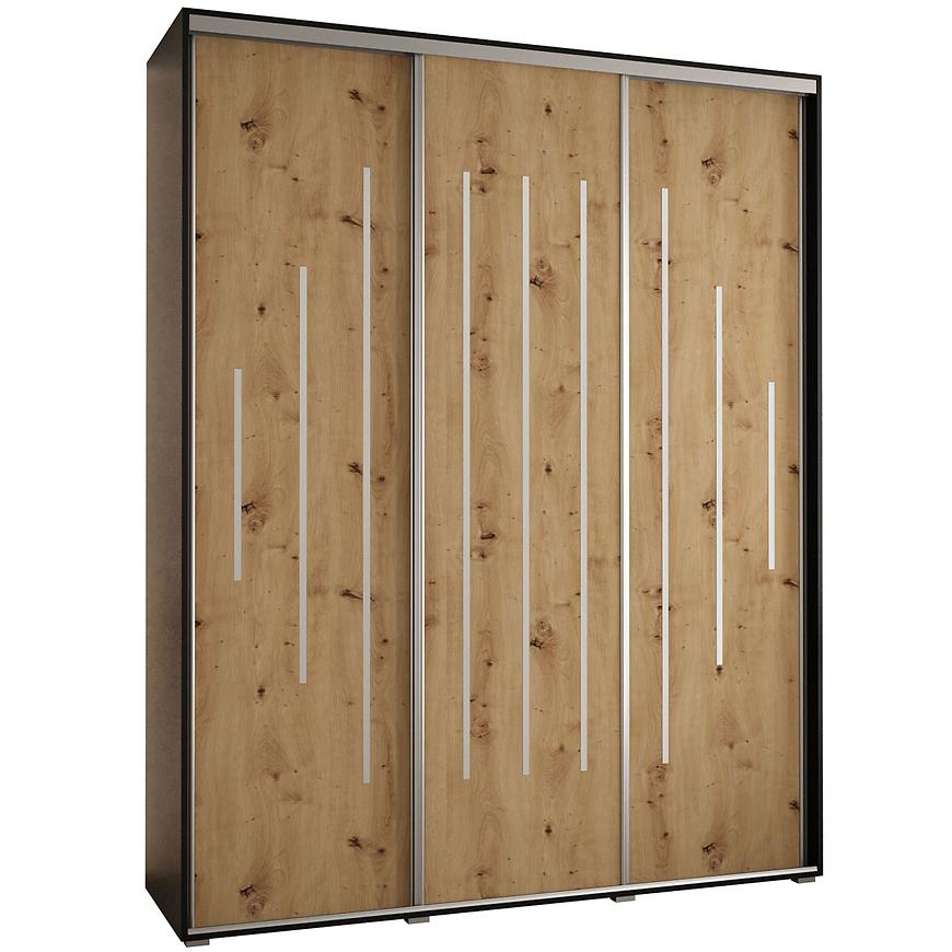 Skriňa 45 Canaris 12 200 artisan/čierna/silver