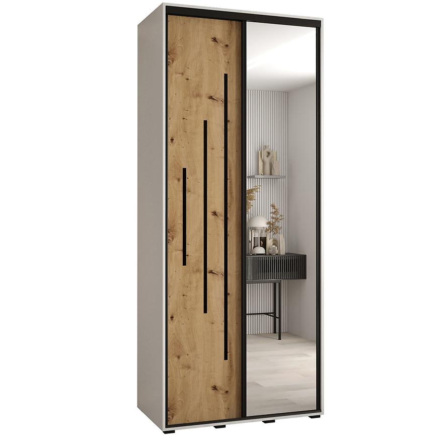 Skriňa 45 Canaris 13 110 artisan/biela/čierna