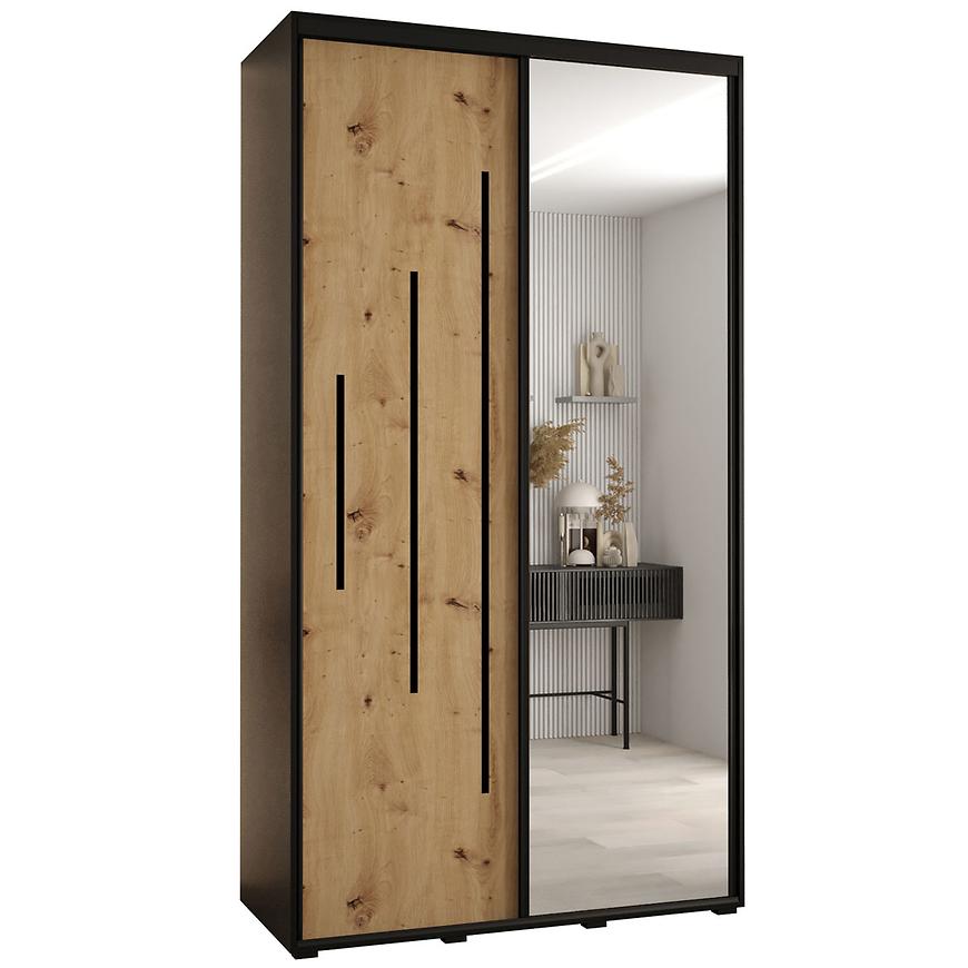 Skriňa 45 Canaris 13 130 artisan/čierna/čierna