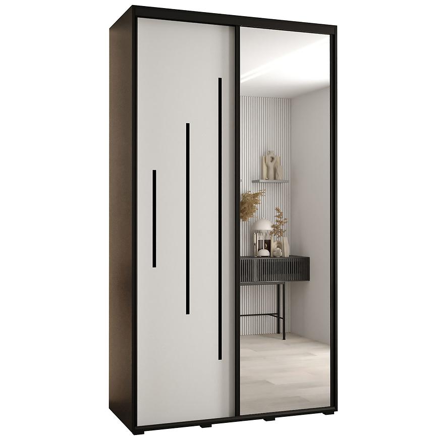 Skriňa 45 Canaris 13 130 biela/čierna/čierna