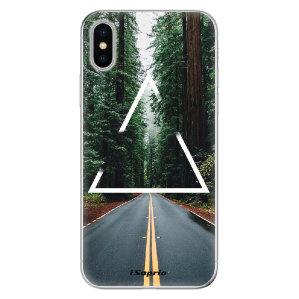 Odolné silikónové puzdro iSaprio - Triangle 01 - iPhone X