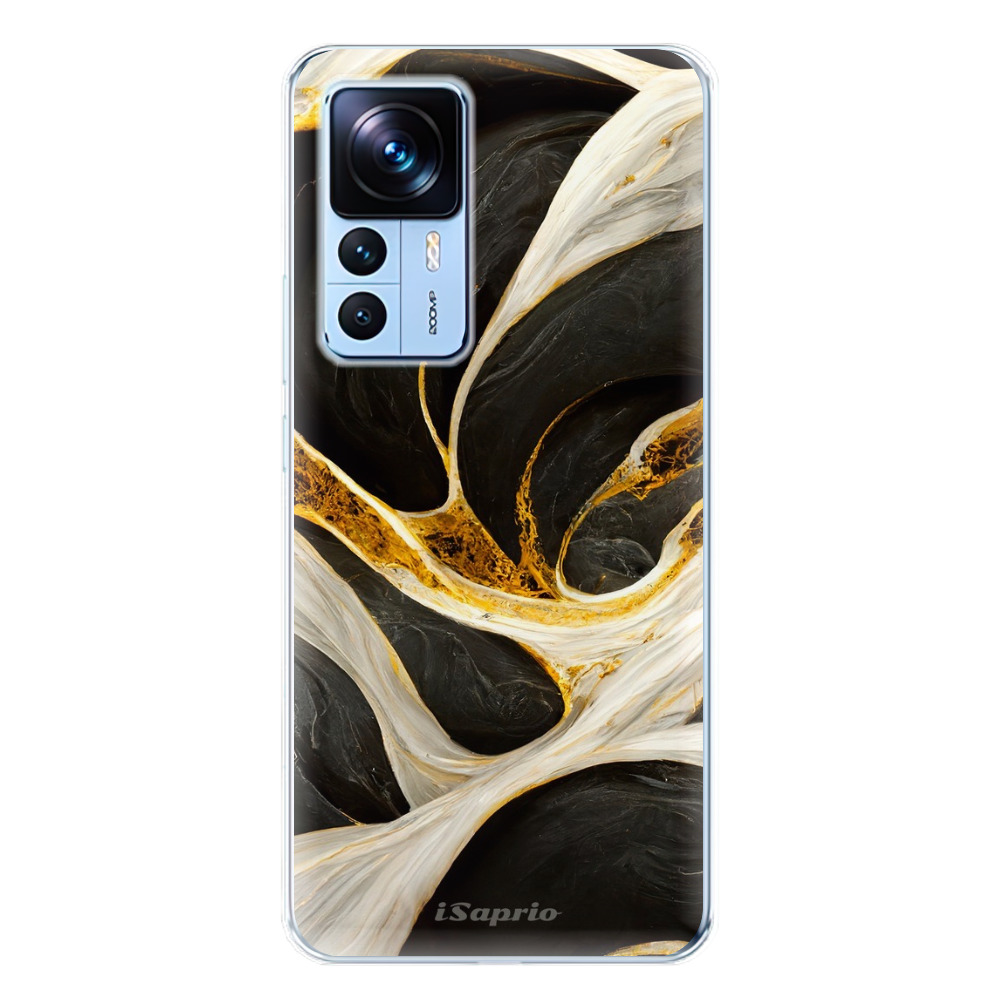 Odolné silikónové puzdro iSaprio - Black and Gold - Xiaomi 12T / 12T Pro
