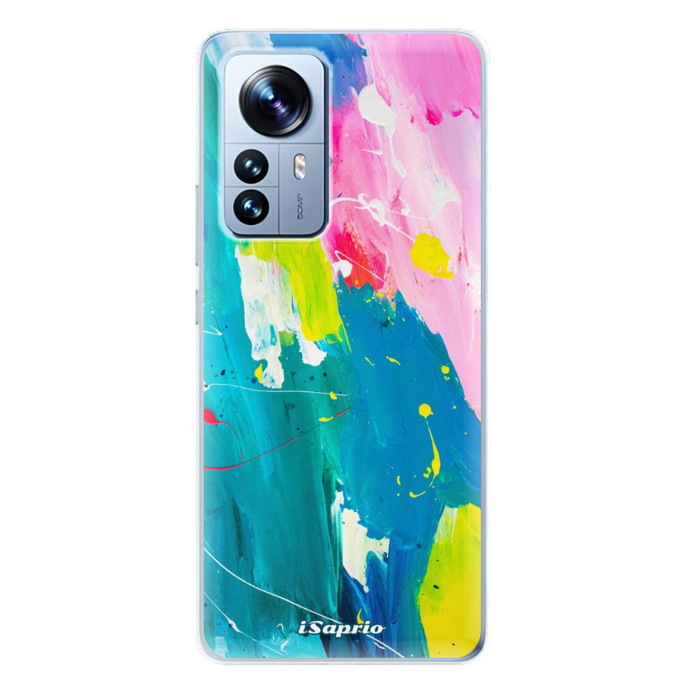 Odolné silikónové puzdro iSaprio - Abstract Paint 04 - Xiaomi 12 Pro