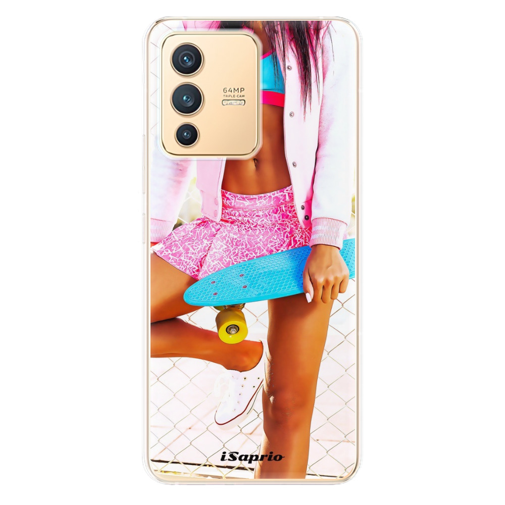 Odolné silikónové puzdro iSaprio - Skate girl 01 - Vivo V23 5G