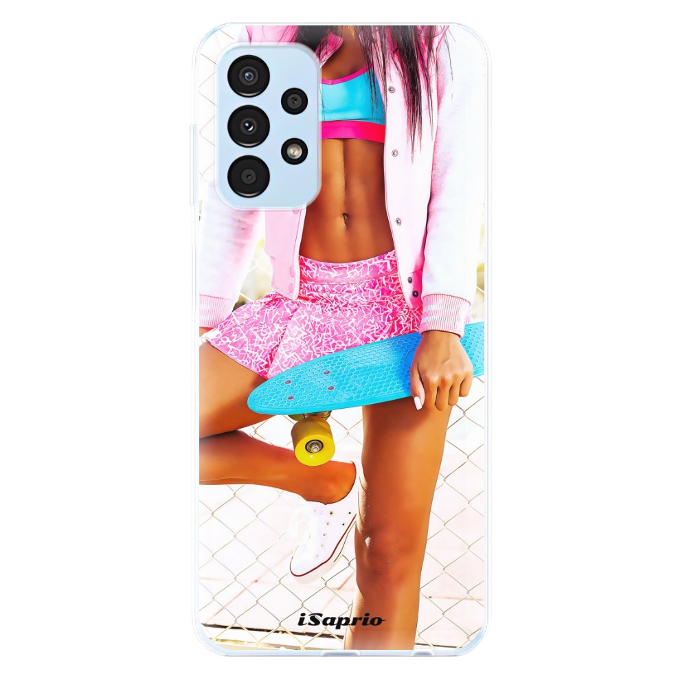 Odolné silikónové puzdro iSaprio - Skate girl 01 - Samsung Galaxy A13