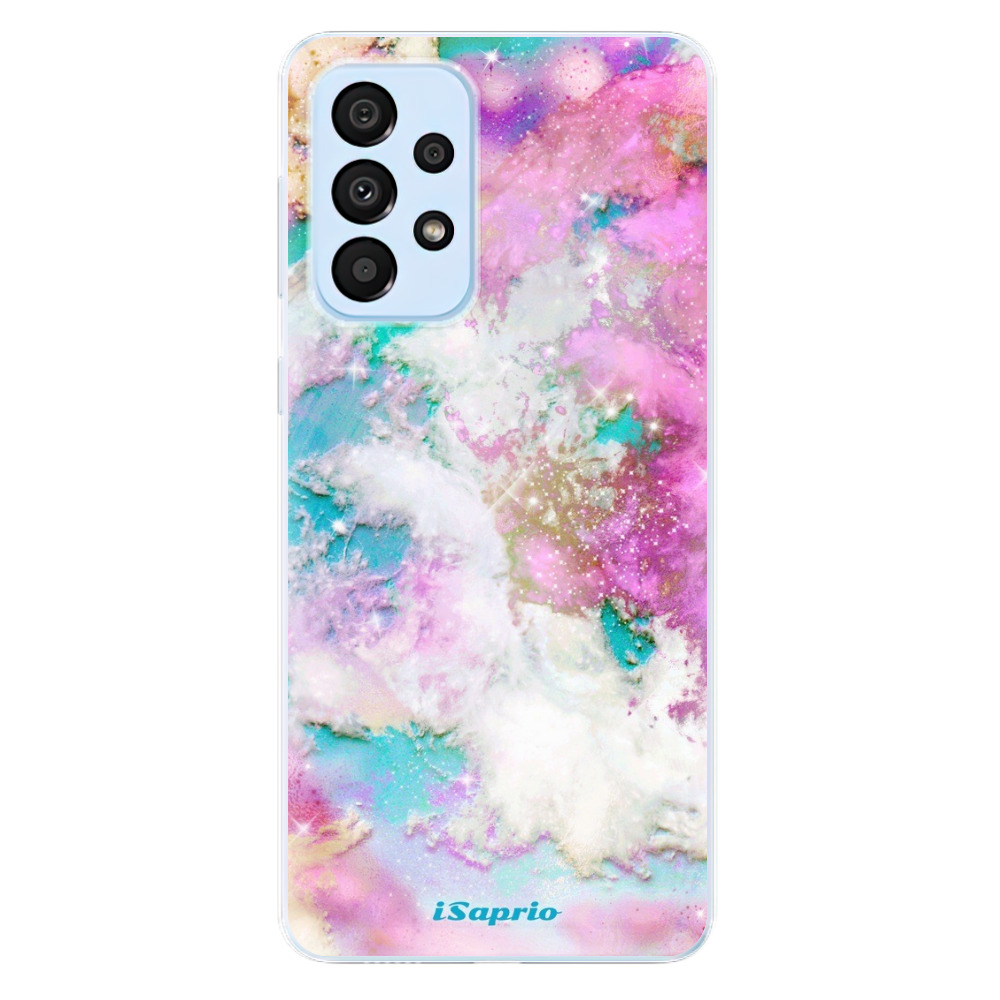 Odolné silikónové puzdro iSaprio - Galactic Paper - Samsung Galaxy A33 5G