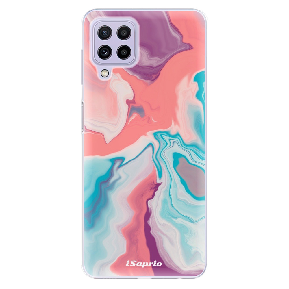 Odolné silikónové puzdro iSaprio - New Liquid - Samsung Galaxy A22