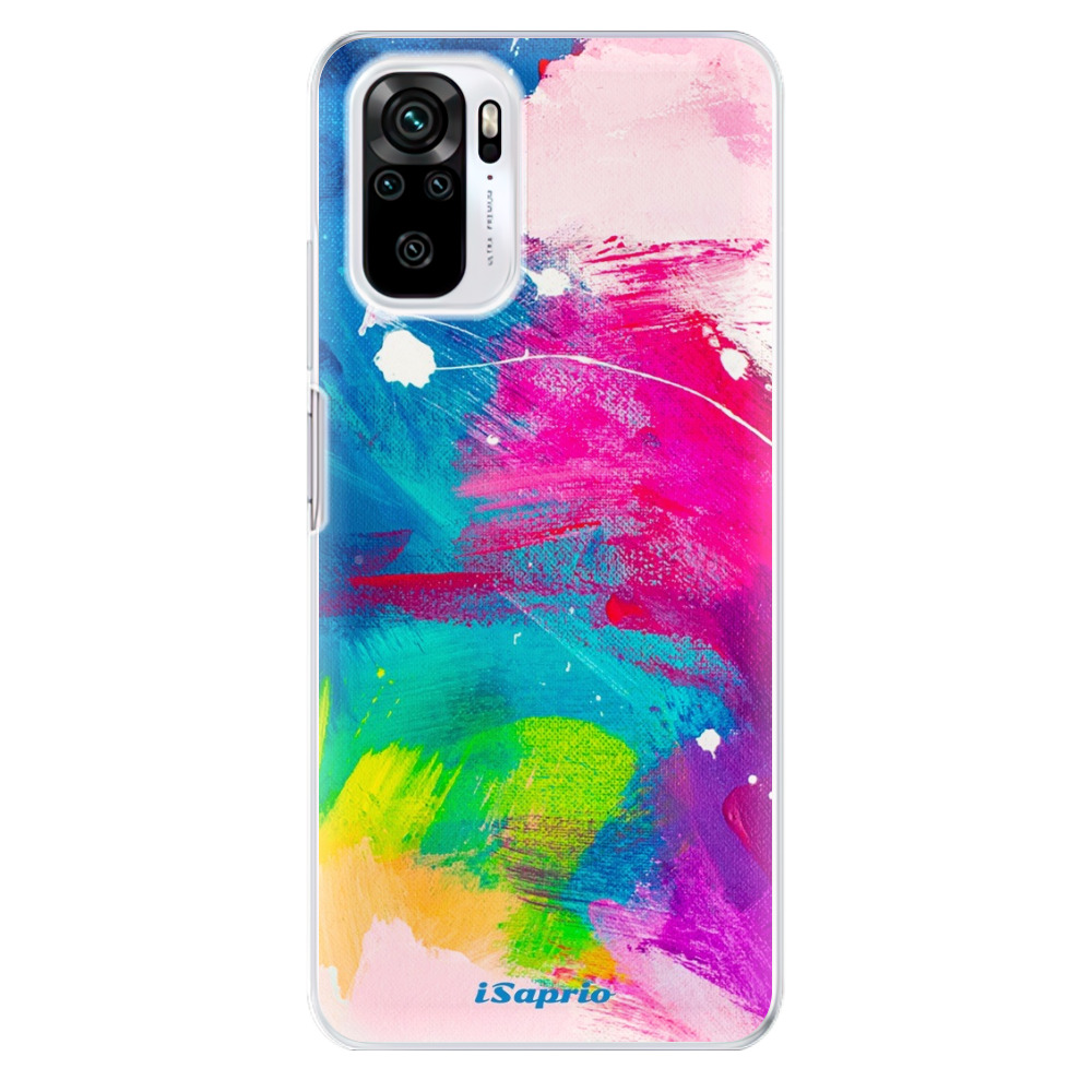 Odolné silikónové puzdro iSaprio - Abstract Paint 03 - Xiaomi Redmi Note 10 / Note 10S