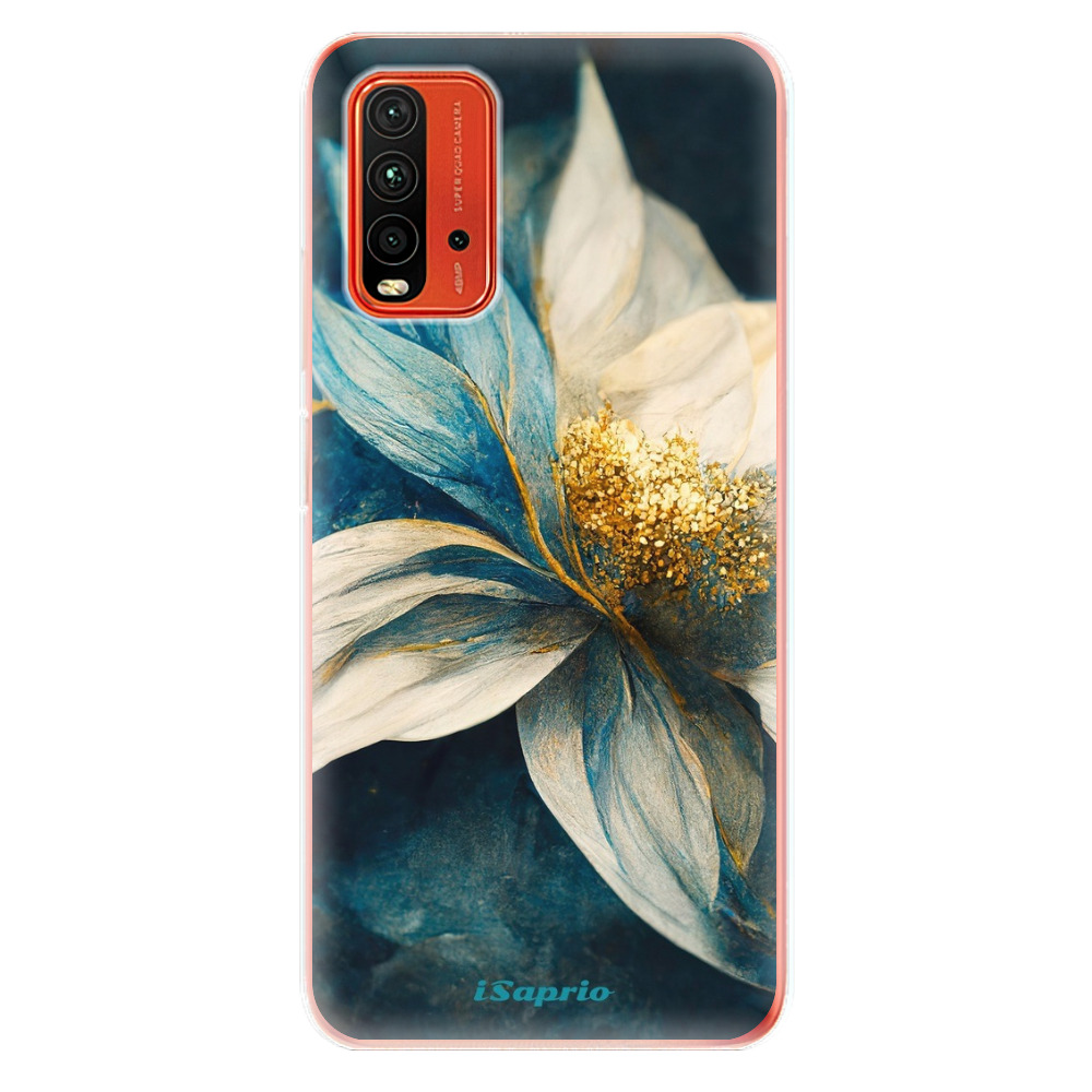 Odolné silikónové puzdro iSaprio - Blue Petals - Xiaomi Redmi 9T
