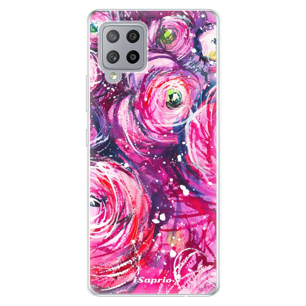 Odolné silikónové puzdro iSaprio - Pink Bouquet - Samsung Galaxy A42