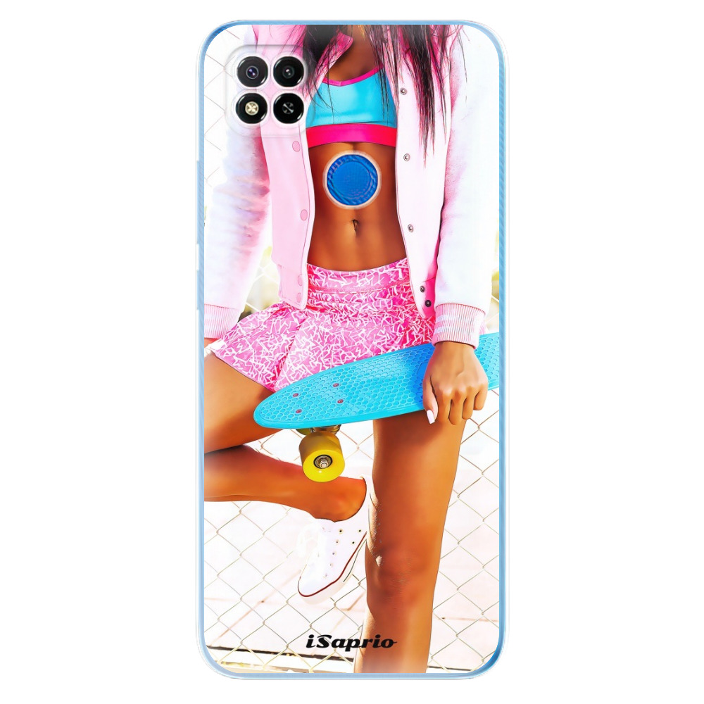 Odolné silikónové puzdro iSaprio - Skate girl 01 - Xiaomi Redmi 9C