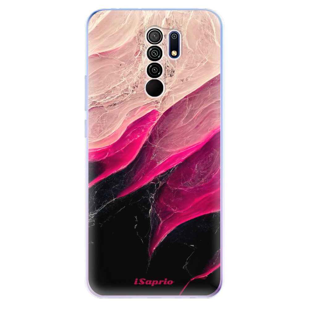 Odolné silikónové puzdro iSaprio - Black and Pink - Xiaomi Redmi 9