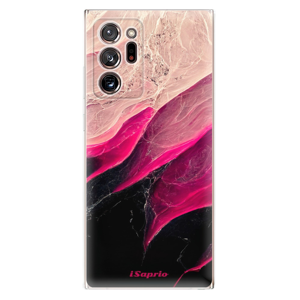 Odolné silikónové puzdro iSaprio - Black and Pink - Samsung Galaxy Note 20 Ultra