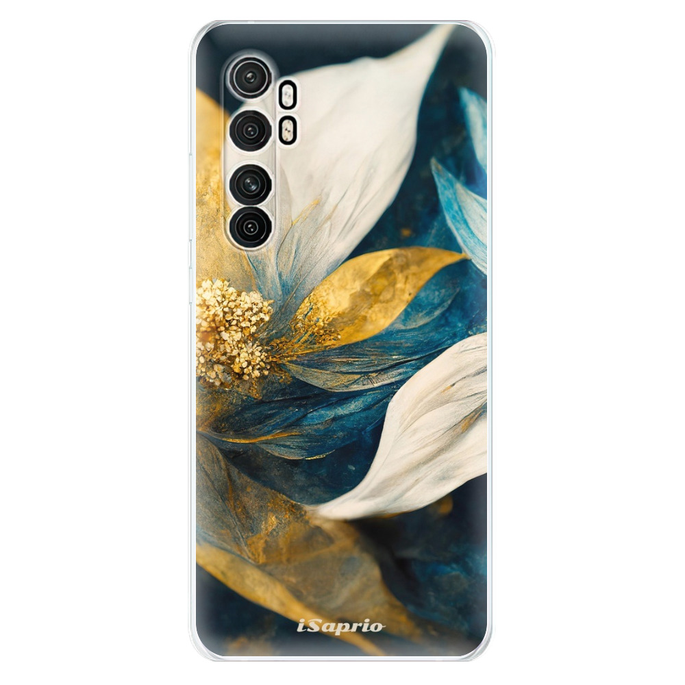 Odolné silikónové puzdro iSaprio - Gold Petals - Xiaomi Mi Note 10 Lite