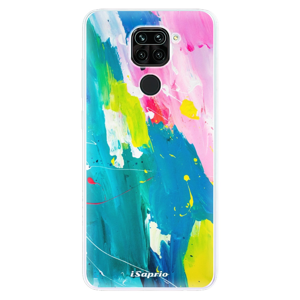Odolné silikónové puzdro iSaprio - Abstract Paint 04 - Xiaomi Redmi Note 9