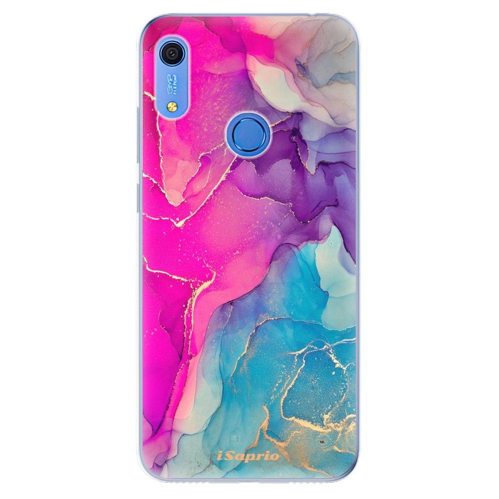 Odolné silikónové puzdro iSaprio - Purple Ink - Huawei Y6s