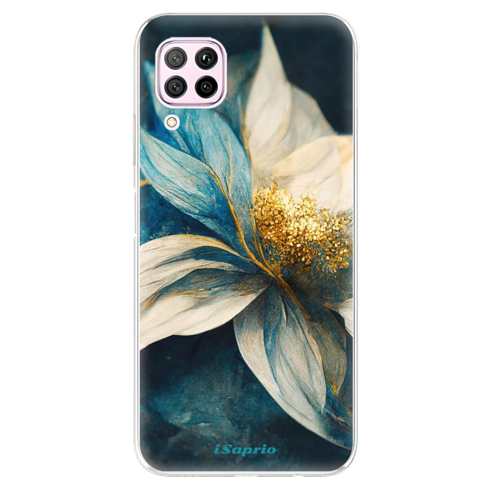 Odolné silikónové puzdro iSaprio - Blue Petals - Huawei P40 Lite