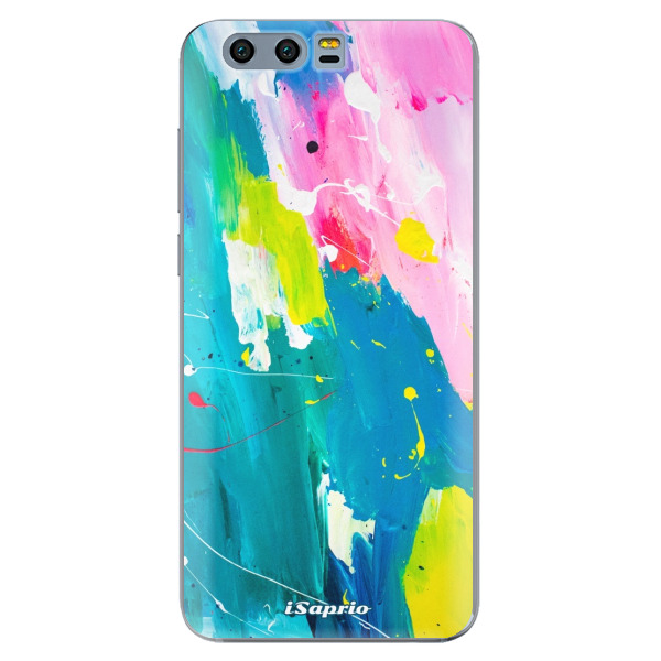 Odolné silikónové puzdro iSaprio - Abstract Paint 04 - Huawei Honor 9