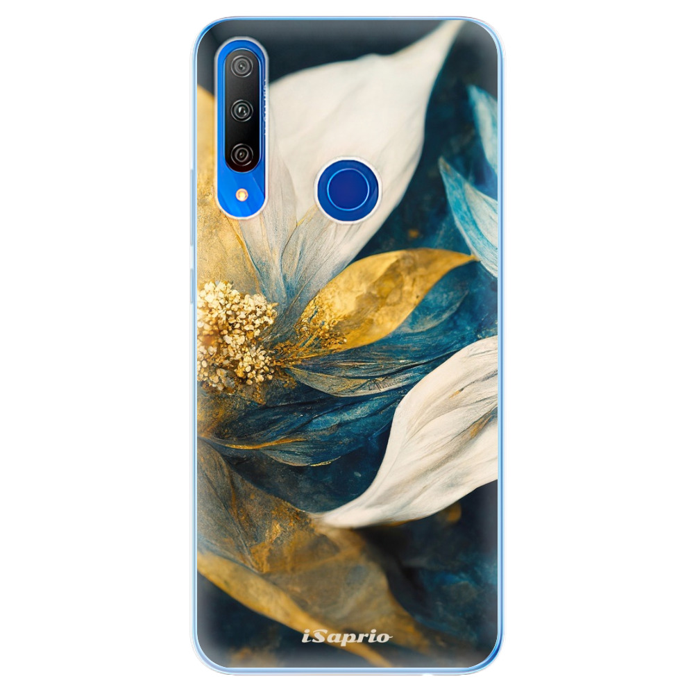 Odolné silikónové puzdro iSaprio - Gold Petals - Huawei Honor 9X
