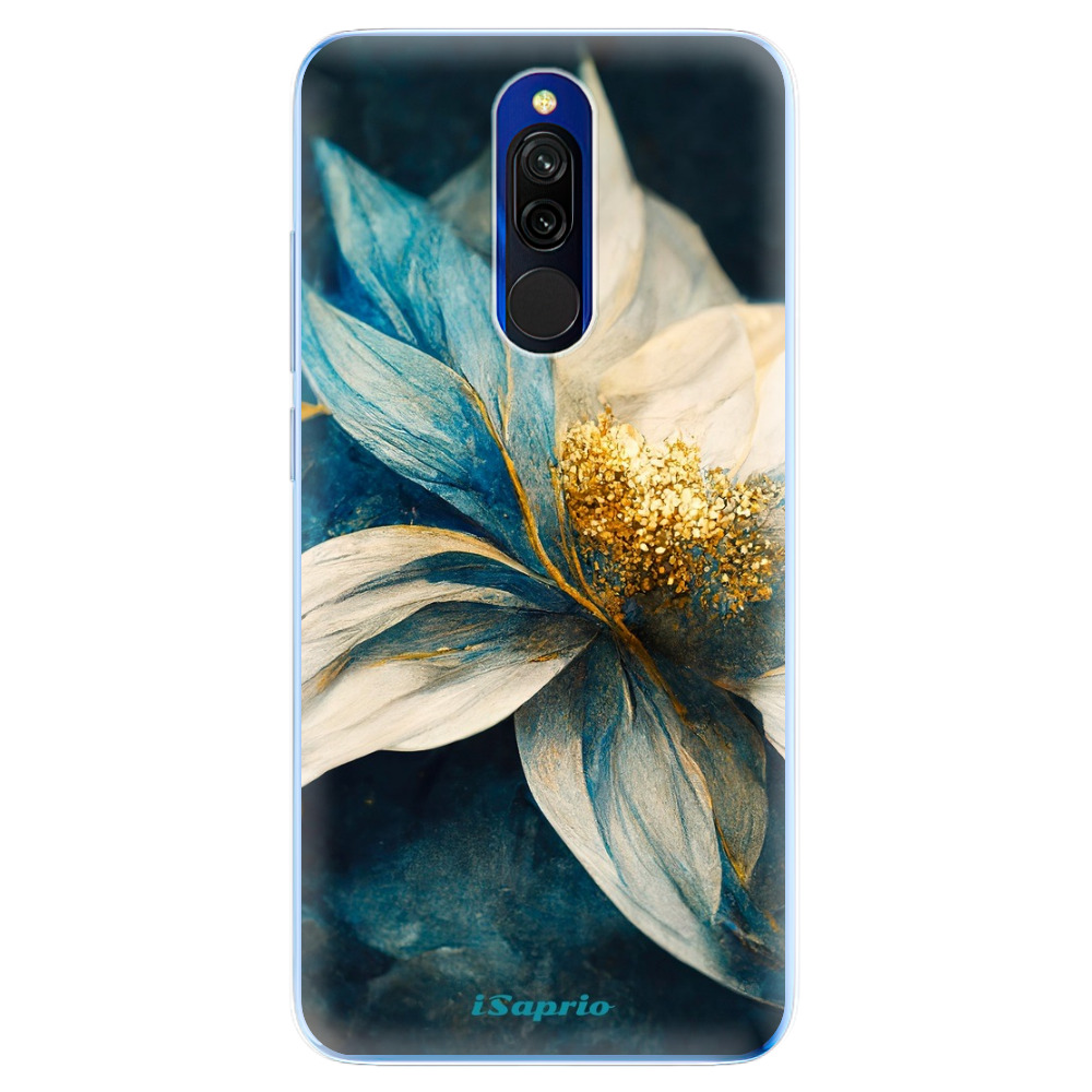Odolné silikónové puzdro iSaprio - Blue Petals - Xiaomi Redmi 8