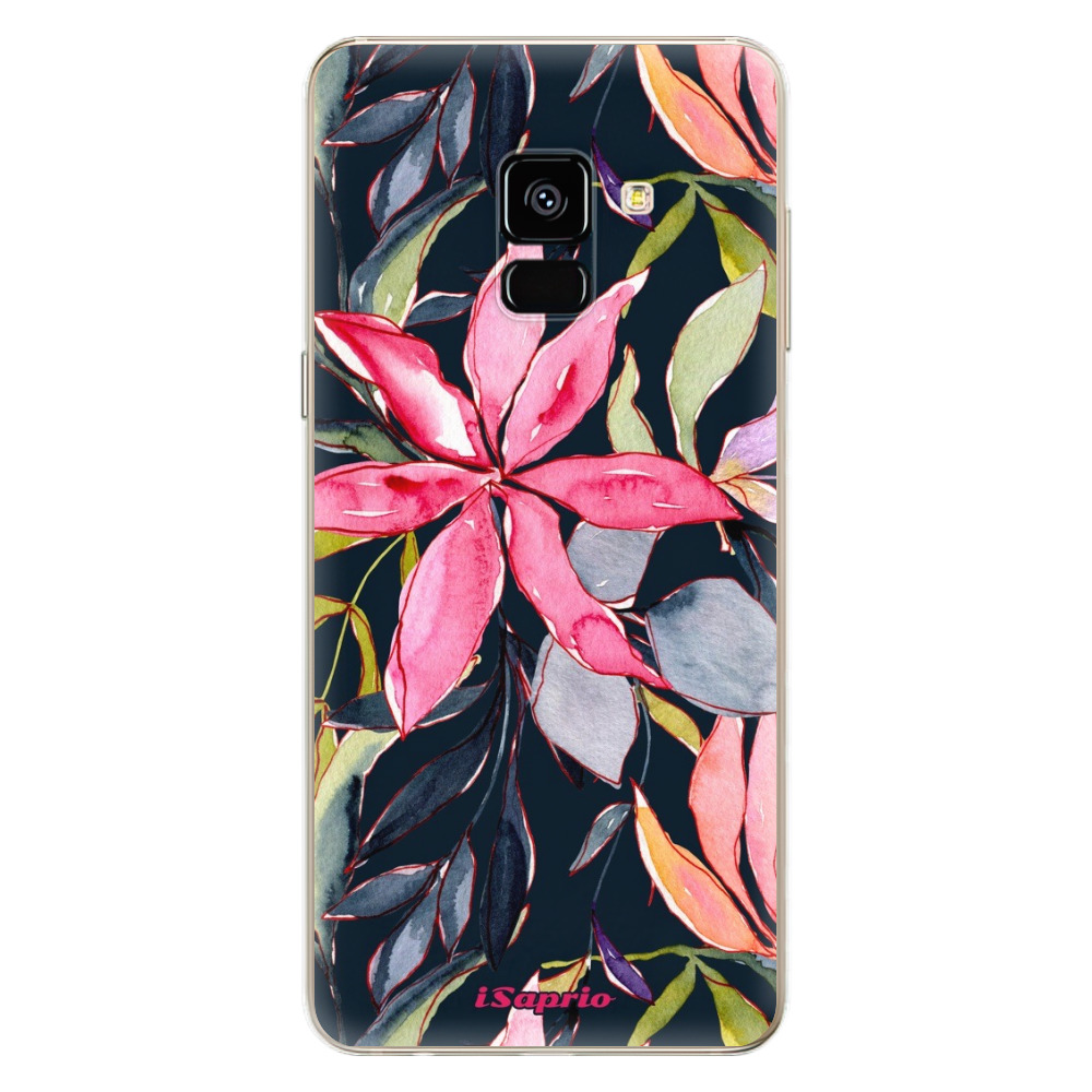 Odolné silikónové puzdro iSaprio - Summer Flowers - Samsung Galaxy A8 2018