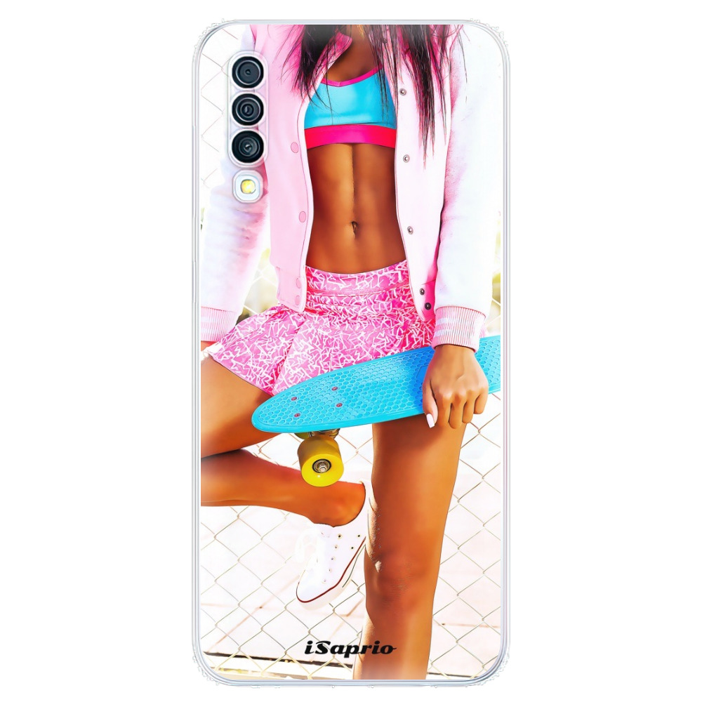 Odolné silikónové puzdro iSaprio - Skate girl 01 - Samsung Galaxy A50