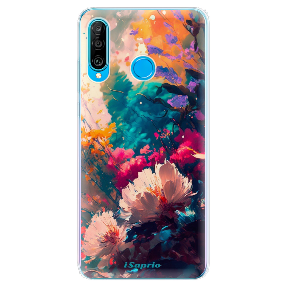Odolné silikónové puzdro iSaprio - Flower Design - Huawei P30 Lite
