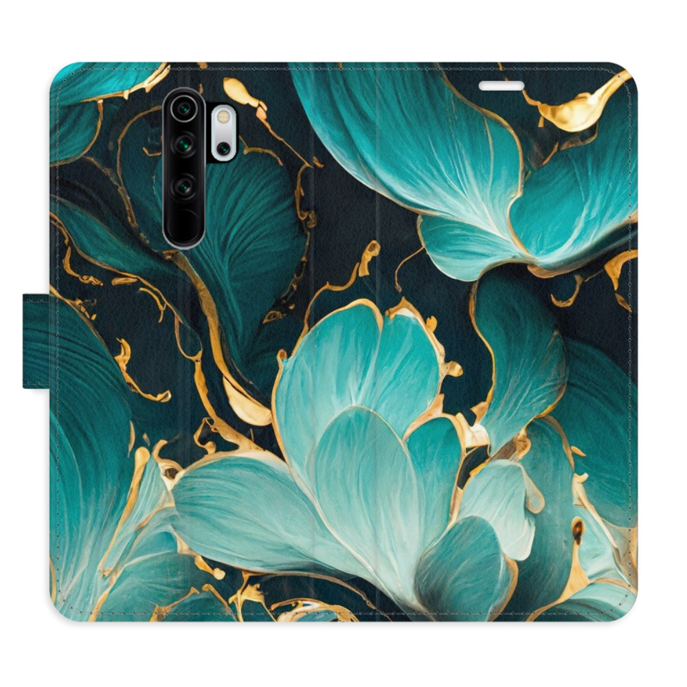 Flipové puzdro iSaprio - Blue Flowers 02 - Xiaomi Redmi Note 8 Pro